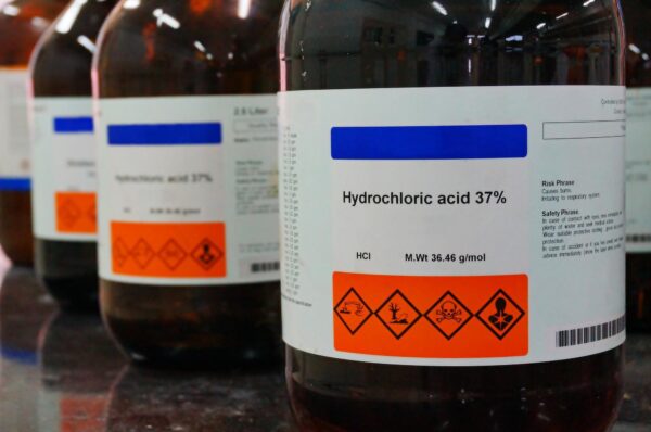 Hydrochloric acid 2.5 L (tech)